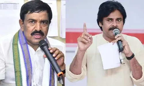కాకినాడలో నాపై పోటీ చేయ్.. పవన్‌కు ద్వారంపూడి సవాల్