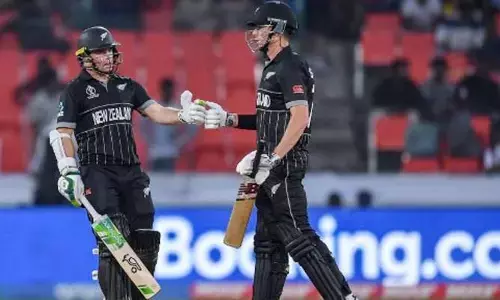 ICC World Cup 2023: హాఫ్ సెంచరీలతో చెలరేగిన యంగ్‌, రచిన్‌, లాథమ్‌.. కివీస్‌ భారీ స్కోరు