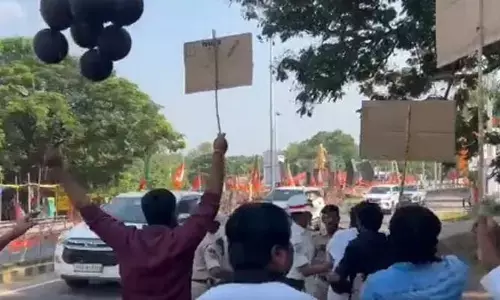 హోంమంత్రి అమిత్ షా‌కు నిరసన సెగ..