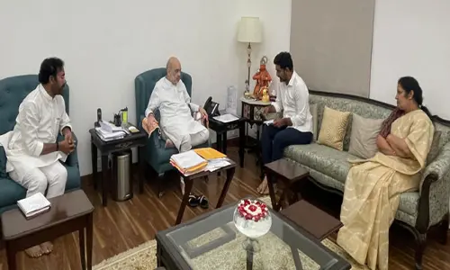 ఎన్డీఏ, ఇండియా కూటములకు సమదూరంలోనే ఉన్నాం: అమిత్ షాతో నారా లోకేశ్