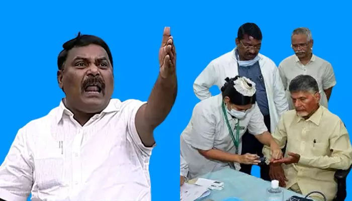 Vijayawada: చంద్రబాబు ఆరోగ్యంపై ఎగతాళి చేసిన మంత్రి మేరుగు Vijayawada: చంద్రబాబు ఆరోగ్యంపై ఎగతాళి చేసిన మంత్రి మేరుగు