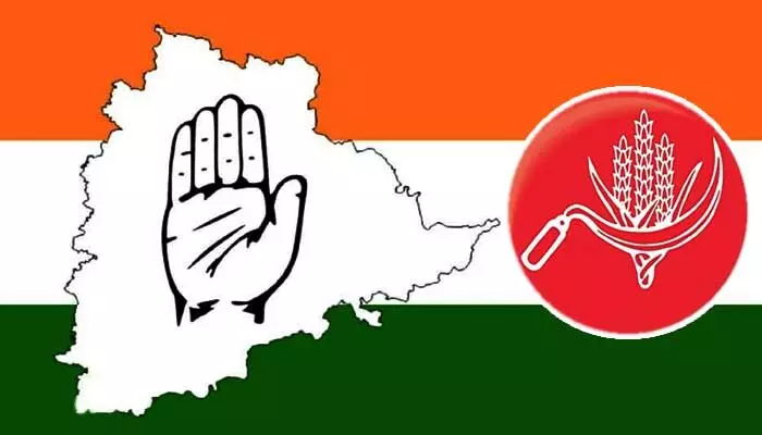 తెలంగాణలో కాంగ్రెస్, సీపీఐ పొత్తు ఖరారు.. రెండు సీట్లు కేటాయింపు తెలంగాణలో కాంగ్రెస్, సీపీఐ పొత్తు ఖరారు.. రెండు సీట్లు కేటాయింపు