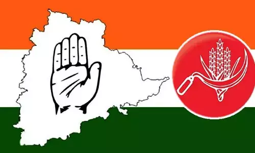 తెలంగాణలో కాంగ్రెస్, సీపీఐ పొత్తు ఖరారు.. రెండు సీట్లు కేటాయింపు