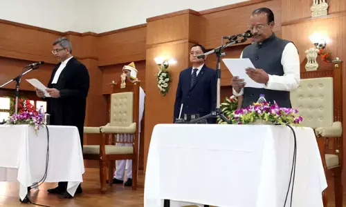 త్రిపుర గవర్నర్‌గా బాధ్యతలు స్వీకరించిన నల్లు ఇంద్రసేనా రెడ్డి