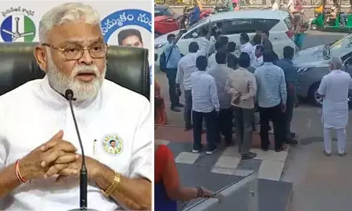 ఖమ్మంలో ఏపీ మంత్రి అంబటి రాంబాబుకు చేదు అనుభవం (వీడియో)