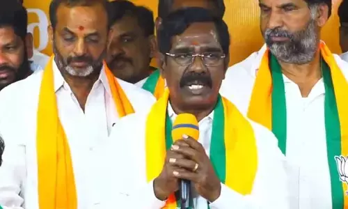 బీజేపీలో చేరిన మాజీ ఎమ్మెల్యే కేఎస్ రత్నం
