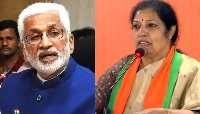 లిక్కర్ వార్.. పురంధేశ్వరిపై విజయసాయిరెడ్డి సెటైర్స్ లిక్కర్ వార్.. పురంధేశ్వరిపై విజయసాయిరెడ్డి సెటైర్స్