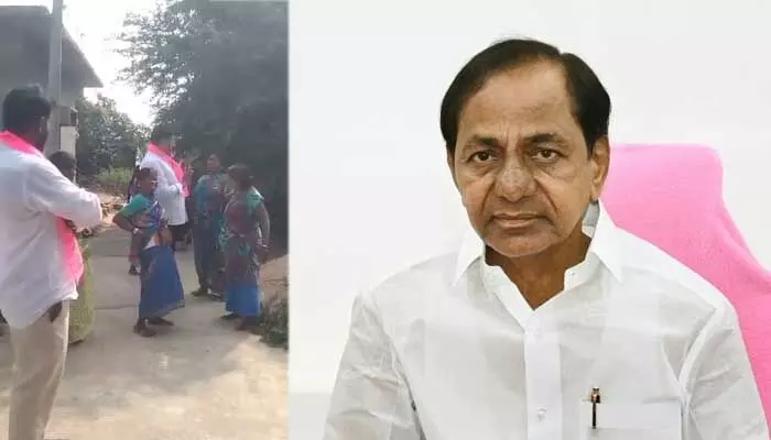 గజ్వేల్లో బీఆర్ఎస్ నేతలకు చుక్కలు చూపించిన మహిళలు (వీడియో) గజ్వేల్లో బీఆర్ఎస్ నేతలకు చుక్కలు చూపించిన మహిళలు (వీడియో)