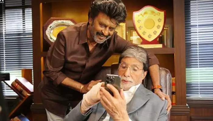 తలైవర్ 170 నుంచి వైరల్ అవుతున్న Rajini kanth,Amithab bacchan ఫొటో.. తలైవర్ 170 నుంచి వైరల్ అవుతున్న Rajini kanth,Amithab bacchan ఫొటో..