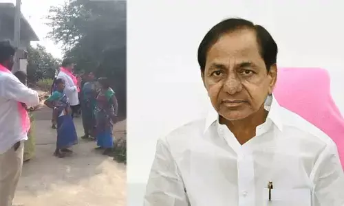 గజ్వేల్‌లో బీఆర్ఎస్ నేతలకు చుక్కలు చూపించిన మహిళలు (వీడియో)
