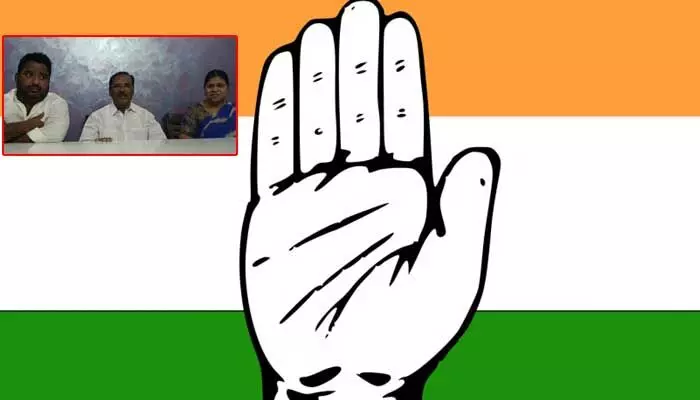 BRSకు భారీ షాక్! కాంగ్రెస్లోకి జడ్పీటీసీ, 8 మంది సర్పంచులు, నలుగురు ఎంపీటీసీలు BRSకు భారీ షాక్! కాంగ్రెస్లోకి జడ్పీటీసీ, 8 మంది సర్పంచులు, నలుగురు ఎంపీటీసీలు