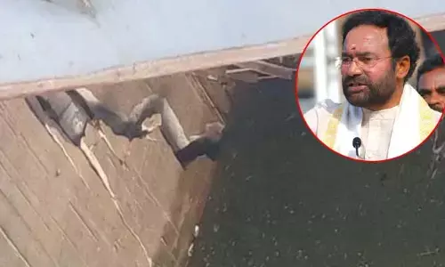 మేడిగడ్డను పరిశీలించిన కిషన్ రెడ్డి.. కాళేశ్వరం ప్రాజెక్టుపై సంచలన వ్యాఖ్యలు