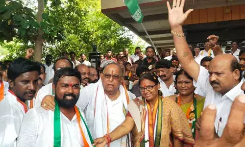 కాంగ్రెస్ గూటికి మర్రి సంతోష్ ముదిరాజ్..