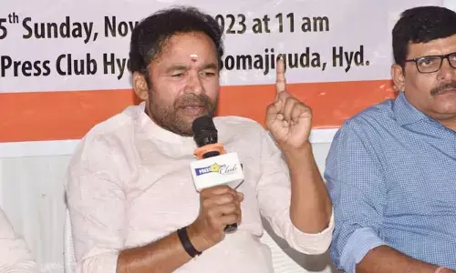 కాంగ్రెస్ గెలిస్తే.. పెనం మీద నుంచి పొయ్యిలో పడ్డట్టే: కిషన్ రెడ్డి