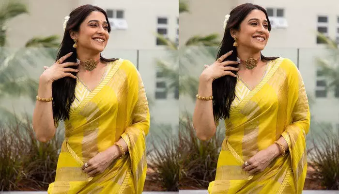 Regina Cassandra : ఎల్లో చీరలో మెరిసిపోతున్న రెజీనా.. Regina Cassandra : ఎల్లో చీరలో మెరిసిపోతున్న రెజీనా..