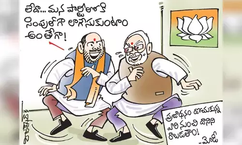 ప్రధాని మోడీ, కేంద్రమంత్రి అమిత్ షా కార్టూన్ (8-11-2023)