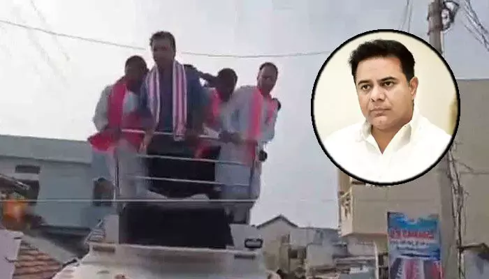 మంత్రి కేటీఆర్కు ప్రమాదం జరగడానికి అసలు కారణం ఇదే (వీడియో) మంత్రి కేటీఆర్కు ప్రమాదం జరగడానికి అసలు కారణం ఇదే (వీడియో)