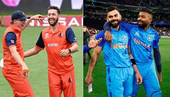 టీమిండియాను ఎలా ఓడించాలో మాకు తెలుసు.. నెదర్లాండ్స్ ప్లేయర్ షాకింగ్ కామెంట్స్ టీమిండియాను ఎలా ఓడించాలో మాకు తెలుసు.. నెదర్లాండ్స్ ప్లేయర్ షాకింగ్ కామెంట్స్