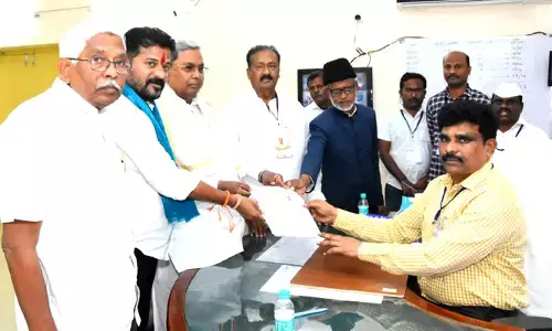 నామినేషన్ దాఖలు చేసిన రేవంత్ రెడ్డి