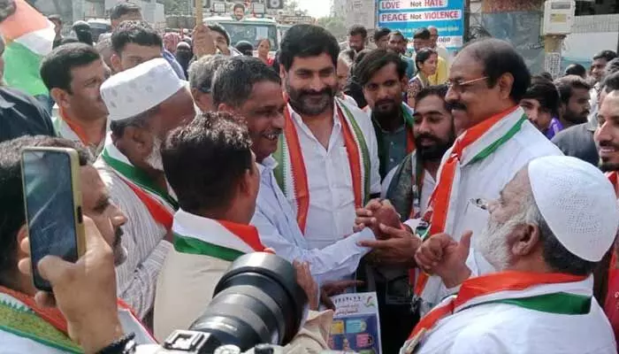 కాంగ్రెస్ పార్టీ బడుగు బలహీన వర్గాలకు అండ : కాంగ్రెస్ అభ్యర్థి బండి రమేష్ కాంగ్రెస్ పార్టీ బడుగు బలహీన వర్గాలకు అండ : కాంగ్రెస్ అభ్యర్థి బండి రమేష్