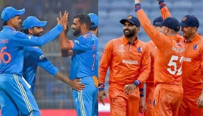 టాస్ గెలిచి బ్యాటింగ్ ఎంచుకున్న భారత్ టాస్ గెలిచి బ్యాటింగ్ ఎంచుకున్న భారత్