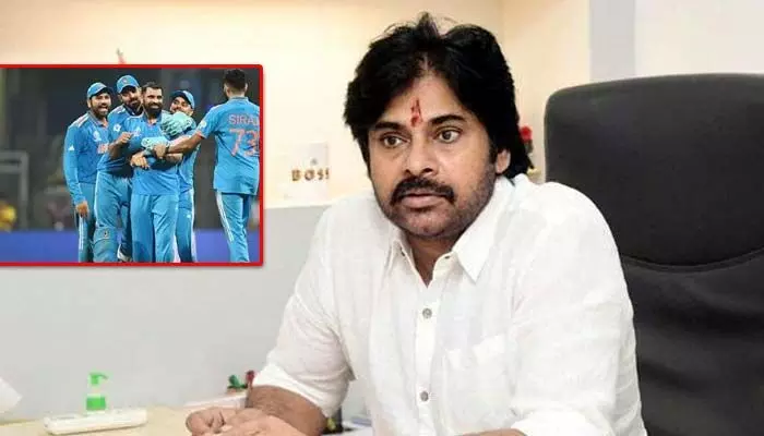 వరల్డ్ కప్ తుది పోరులోనూ విజయం సాధించాలి: Pawan kalyan వరల్డ్ కప్ తుది పోరులోనూ విజయం సాధించాలి: Pawan kalyan