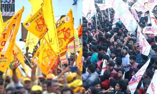 Tdp-Janasena: దారుణంగా కొట్టుకుంటున్న కార్యకర్తలు.. ఇప్పుడే ఇలా అయితే ఎలా..!