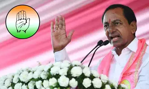 కేసీఆర్ రెచ్చగొట్టే ప్రసంగాలు.. రాష్ట్ర ఎన్నికల ప్రధానాధికారికి కాంగ్రెస్ ఫిర్యాదు