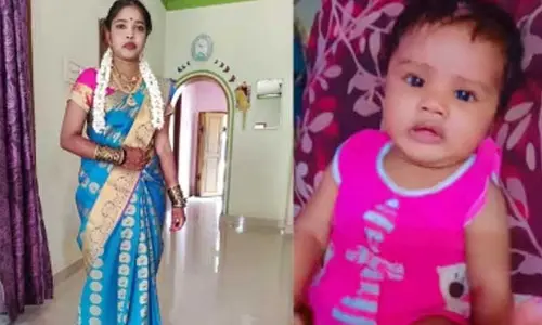 విద్యుత్ వైర్లు తగిలి తల్లితో పాటు తొమ్మిది నెలల బిడ్డ మృతి