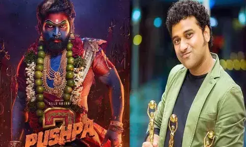 పుష్ప-2 చిత్ర బృందానికి షాక్.. ఆ సీన్ లీక్ చేసిన DSP