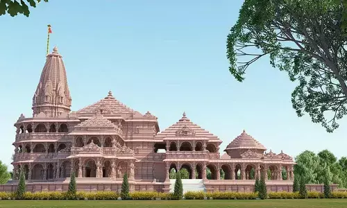 రామ మందిర ప్రారంభోత్సవానికి వచ్చే భక్తుల కోసం టెంట్ సిటీ