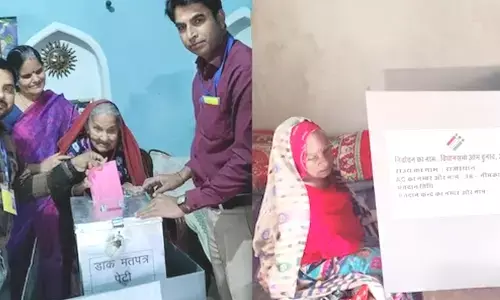 Telangana Election 2023: తెలంగాణలో మొదలైన హోమ్‌ ఓటింగ్‌.. మొదటి ఓటు వేసిన 91 ఏళ్ల  వృద్ధురాలు