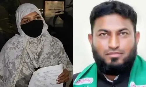 స్వతంత్ర మహిళా అభ్యర్థిపై ఎంఐఎం నాయకుల దాడి..
