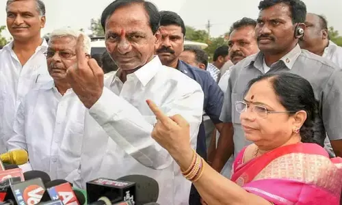 చింతమడకలో భార్యతో కలిసి ఓటు వేయనున్న కేసీఆర్