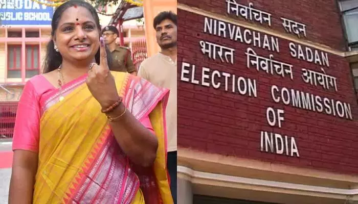 TS Elections : పోలింగ్ వేళ వివాదంలో చిక్కుకున్న కవిత TS Elections : పోలింగ్ వేళ వివాదంలో చిక్కుకున్న కవిత