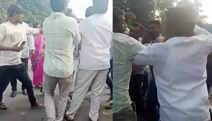 పాలేరులో BRS Vs కాంగ్రెస్ ఫైటింగ్ (వీడియో) పాలేరులో BRS Vs కాంగ్రెస్ ఫైటింగ్ (వీడియో)