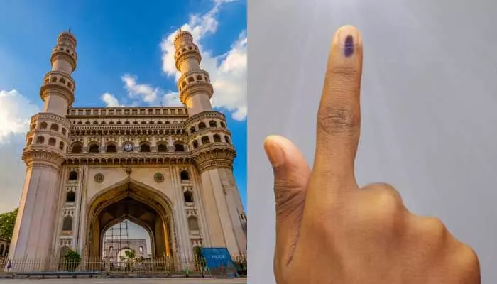 HYD : హైదరాబాద్లో మళ్లీ అదే ట్రెండ్.. మందకొడిగా పోలింగ్ HYD : హైదరాబాద్లో మళ్లీ అదే ట్రెండ్.. మందకొడిగా పోలింగ్