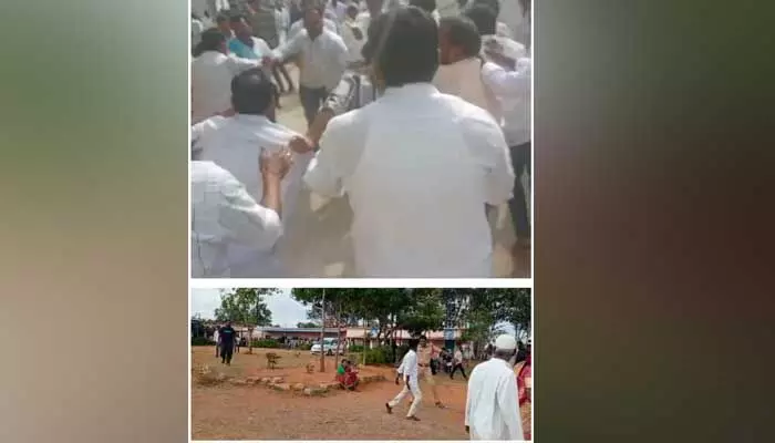 వంకేశ్వరంలో రెండు వర్గాల మధ్య ఘర్షణ వంకేశ్వరంలో రెండు వర్గాల మధ్య ఘర్షణ