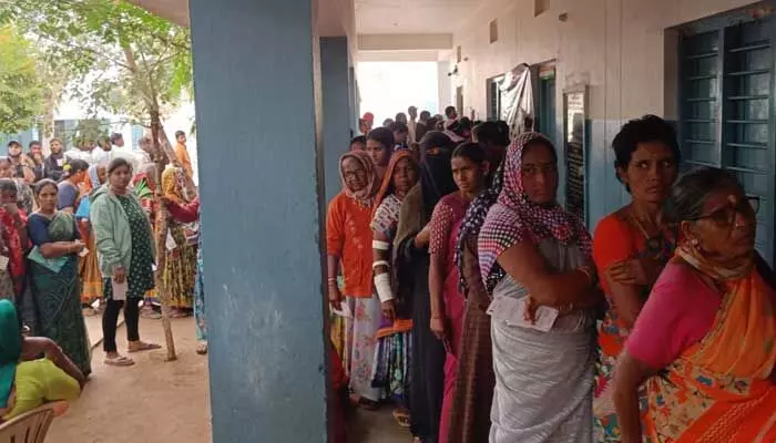 మహేశ్వరంలో 55.33 శాతం పోలింగ్ మహేశ్వరంలో 55.33 శాతం పోలింగ్