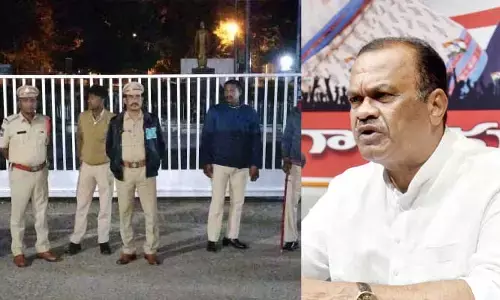 అర్ధరాత్రి నాగార్జున సాగర్ వద్ద హైడ్రామా.. ఎంపీ కోమటిరెడ్డి సీరియస్