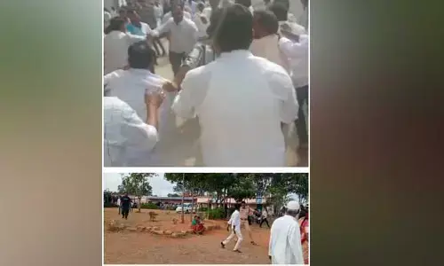 వంకేశ్వరంలో రెండు వర్గాల మధ్య ఘర్షణ