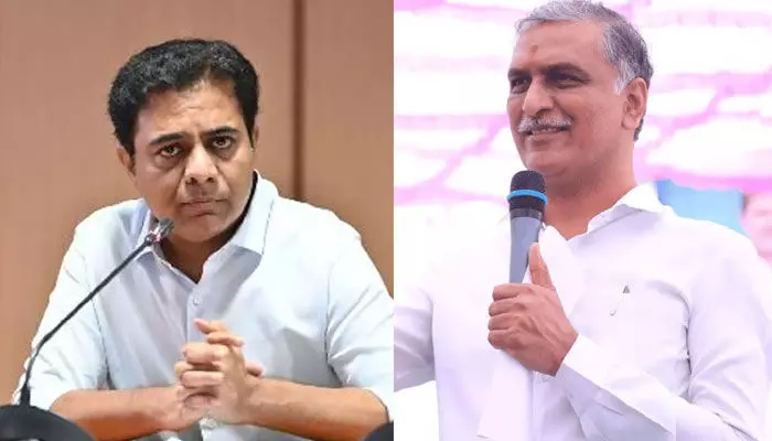 ప్రగతిభవన్లో KTR, హరీశ్రావు భేటీ.. కౌంటర్ స్ట్రాటజీపై ప్లాన్..! ప్రగతిభవన్లో KTR, హరీశ్రావు భేటీ.. కౌంటర్ స్ట్రాటజీపై ప్లాన్..!