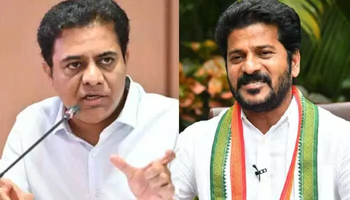 మంత్రి KTRపై రేవంత్ రెడ్డి కీలక వ్యాఖ్యలు మంత్రి KTRపై రేవంత్ రెడ్డి కీలక వ్యాఖ్యలు