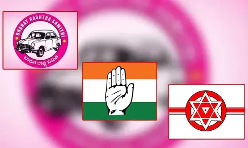 త్రిముఖ పోటీలో విజేత ఎవరో? గెలుపుపై ఎవరి ధీమా వారిదే..!