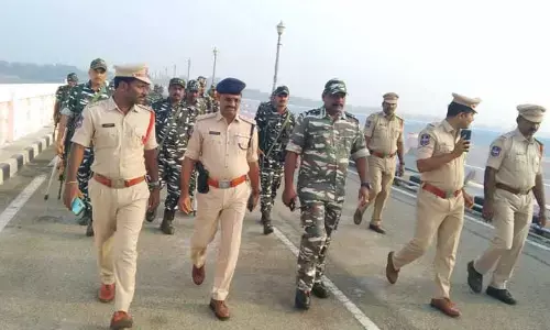 నాగార్జున సాగర్ డ్యామ్‌పైకి భారీగా చేరుకుంటున్న CRPF బలగాలు