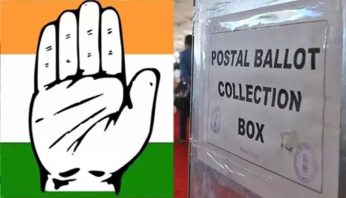 తెలంగాణలో కాంగ్రెస్ ముందంజ.. సెకండ్ ప్లేస్లో బీఆర్ఎస్ తెలంగాణలో కాంగ్రెస్ ముందంజ.. సెకండ్ ప్లేస్లో బీఆర్ఎస్