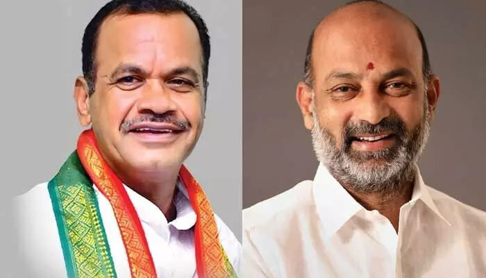 TS Elections : నల్లగొండలో కోమటిరెడ్డి, కరీంనగర్లో బండి సంజయ్ ముందంజ TS Elections : నల్లగొండలో కోమటిరెడ్డి, కరీంనగర్లో బండి సంజయ్ ముందంజ