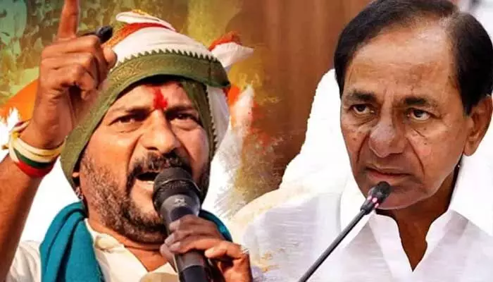 కామారెడ్డి, కొడంగల్లో తొలి రౌండ్లో రేవంత్ రెడ్డి ముందంజ కామారెడ్డి, కొడంగల్లో తొలి రౌండ్లో రేవంత్ రెడ్డి ముందంజ