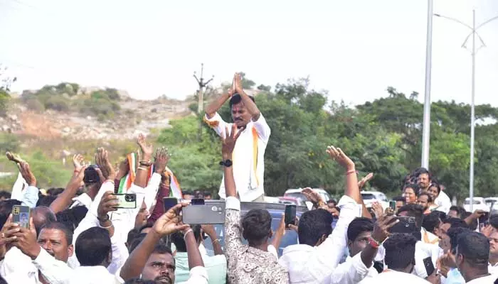 భువనగిరి పై కాంగ్రెస్ జెండా.. భువనగిరి పై కాంగ్రెస్ జెండా..