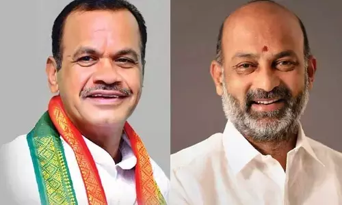TS Elections : నల్లగొండలో కోమటిరెడ్డి, కరీంనగర్‌లో బండి సంజయ్ ముందంజ